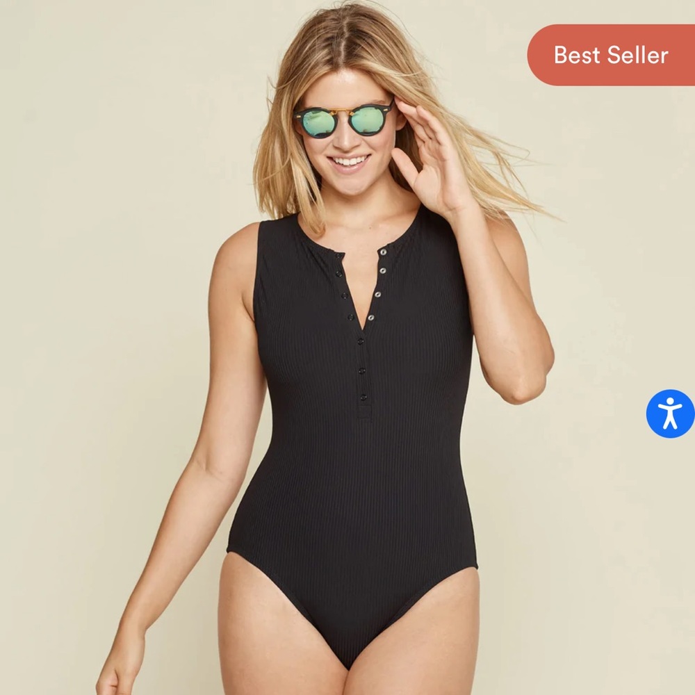 Andie The Malibu ribbed one piece swimsuit